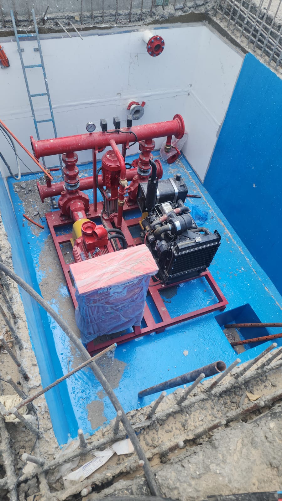 Rooftop Fire Pump Skid