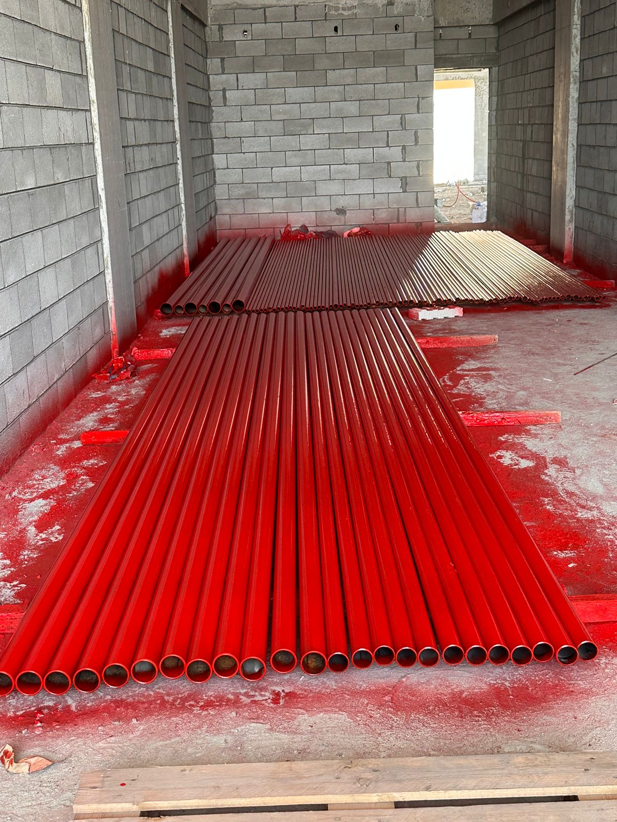 Painted Steel Pipe Stock